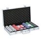 Poker Set Portfell Alumiinium 300 Tükid, osad hind ja info | Lauamängud ja mõistatused | kaup24.ee