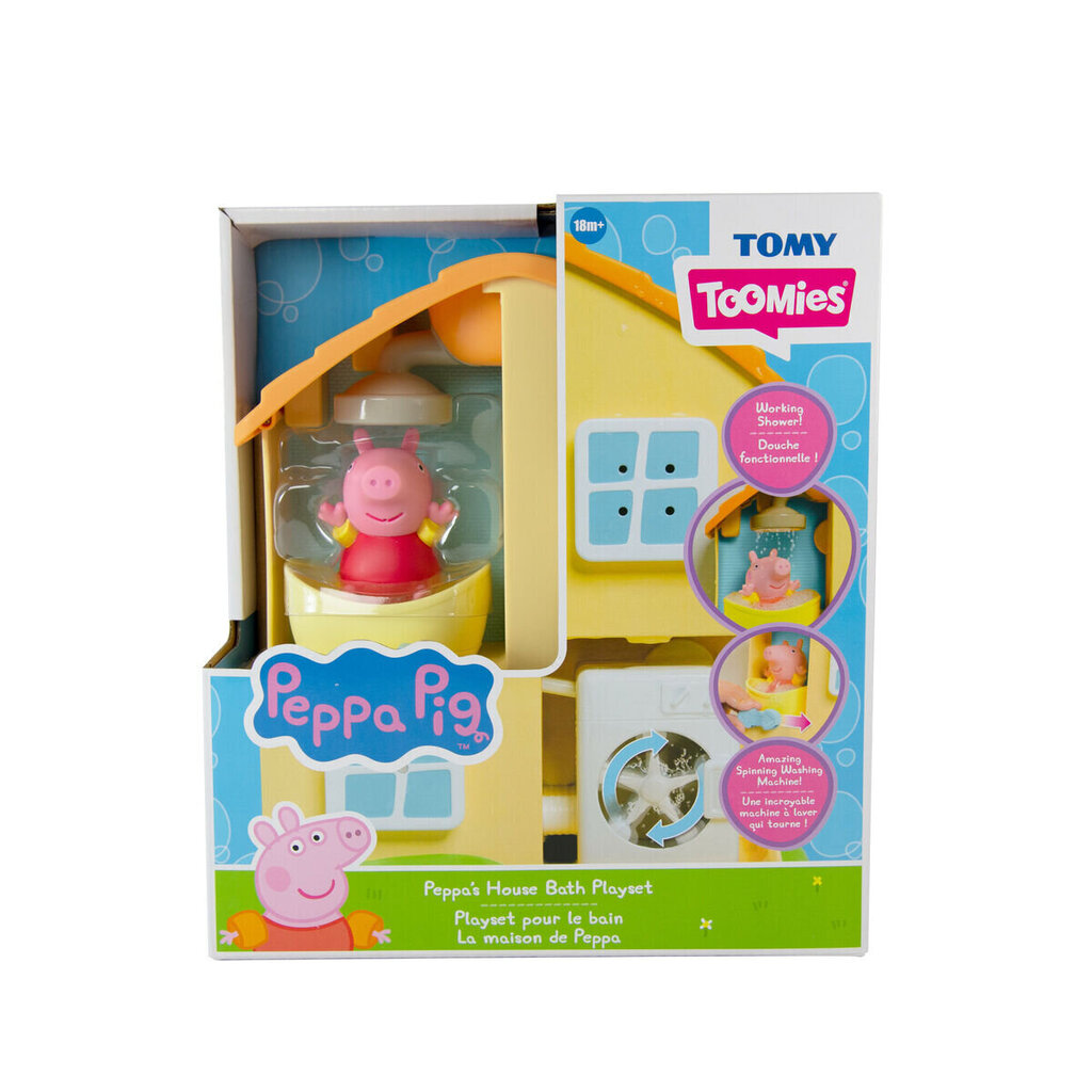 Playset Peppa Pig Peppa’s House Bath (24,8 x 10,2 x 27,9 cm) цена и информация | Tüdrukute mänguasjad | kaup24.ee
