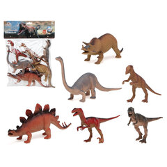 Dinosuruse komplekt 6 Tükid, osad цена и информация | Игрушки для мальчиков | kaup24.ee