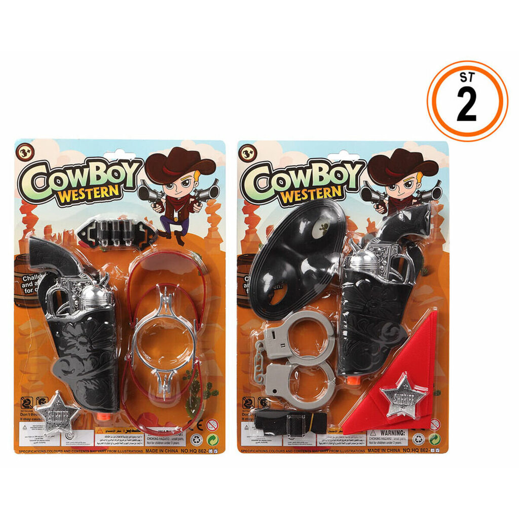 Püss Cowboy Western Kauboi Komplekt цена и информация | Poiste mänguasjad | kaup24.ee
