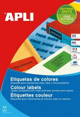 Этикетки Apli A4 цена и информация | Смягчает воду и защищает Вашу посудомоечную машину от извести. | kaup24.ee