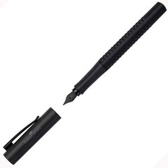 Kalligraafiapliiats Faber-Castell Grip Edition All Black F Must hind ja info | Kirjutusvahendid | kaup24.ee