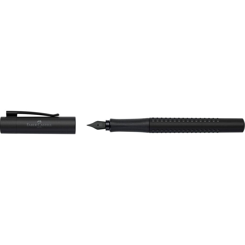 Kalligraafiapliiats Faber-Castell Grip Edition All Black F Must hind ja info | Kirjutusvahendid | kaup24.ee