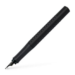 Kalligraafiapliiats Faber-Castell Grip Edition All Black EF Must цена и информация | Письменные принадлежности | kaup24.ee