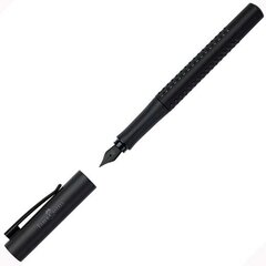 Kalligraafiapliiats Faber-Castell Grip Edition All Black EF Must hind ja info | Kirjutusvahendid | kaup24.ee