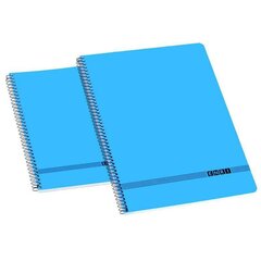 ноутбук ENRI Белый A4 Синий 10 штук цена и информация | Канцелярские товары | kaup24.ee