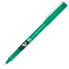 Liquid ink ballpoint pen Pilot Roller V-5 Зеленый 12 штук цена и информация | Письменные принадлежности | kaup24.ee