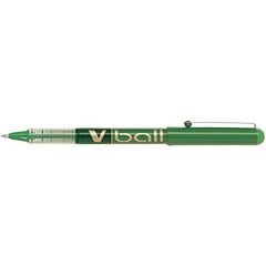 Liquid ink ballpoint pen Pilot Roller V-Ball 0,7 Зеленый 12 штук цена и информация | Письменные принадлежности | kaup24.ee