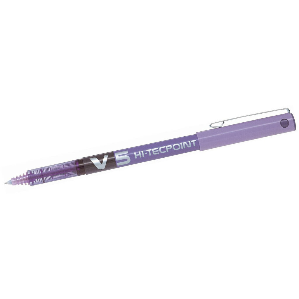 Liquid ink ballpoint pen Pilot Roller V-5 Lilla 12 Ühikut цена и информация | Kirjutusvahendid | kaup24.ee