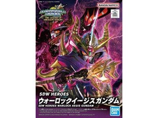 Конструктор Bandai SDW Heroes Warlock Aegis Gundam, 63702 цена и информация | Конструкторы и кубики | kaup24.ee
