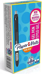 Paper Mate Gel pen Paper Mate Inkjoy Gel Black 12 Units hind ja info | Kirjutusvahendid | kaup24.ee