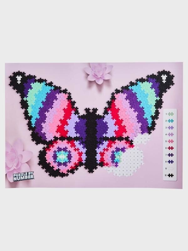 Plus-Plus Butterfly Block pusle 800 tk Fauna hind ja info | Arendavad mänguasjad | kaup24.ee