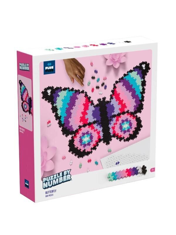 Plus-Plus Butterfly Block pusle 800 tk Fauna hind ja info | Arendavad mänguasjad | kaup24.ee