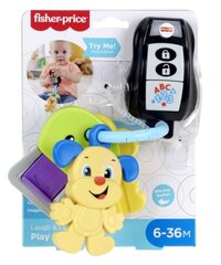 FISHER PRICE - СМЕЕМСЯ И УЧИМСЯ! GRF15 - КЛЮЧИ ДЛЯ ПУТЕШЕСТВИЙ цена и информация | Drewniana Wieża Piramida Kura Nakładanie Kolorowych Kwadratów LD-15 15276 | kaup24.ee