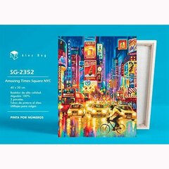 Набор красок Alex Bog Amazing Times Square NYC Номера (40 x 50 cm) цена и информация | Принадлежности для рисования, лепки | kaup24.ee