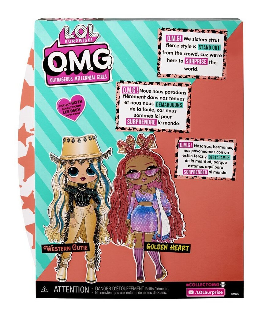 L.O.L. Üllatus! O.M.G. Core Series 7 – Western Cutie hind ja info | Tüdrukute mänguasjad | kaup24.ee