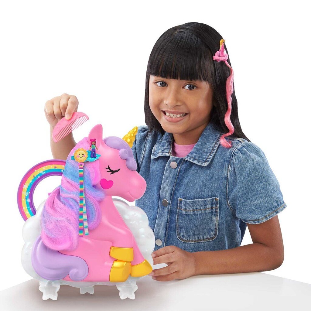 Polly Pocket Rainbow Unicorn salong цена и информация | Tüdrukute mänguasjad | kaup24.ee