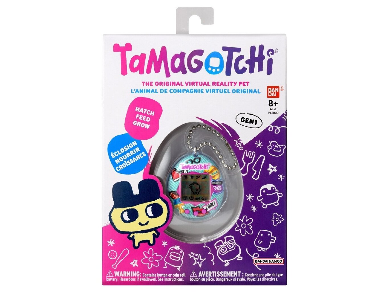 Bandai - Elektrooniline lemmikloom Tamagotchi: Denim Patches, 42954 цена и информация | Arendavad mänguasjad | kaup24.ee