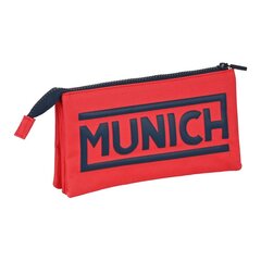 Koolikott Munich Supra Punane (22 x 12 x 3 cm) hind ja info | Pinalid | kaup24.ee