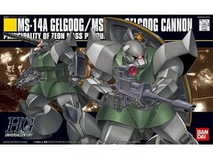 Bandai - HGUC MS-14A Gelgoog / MS-14C Gelgoog Cannon, 1/144, 60397 hind ja info | Klotsid ja konstruktorid | kaup24.ee
