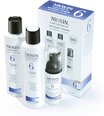 Juuksehoolduskomplekt Nioxin System 6: šampoon 150 ml + palsam 150 + seerum peanahale 40 ml