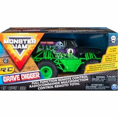 Kaugjuhtimispuldiga Spin Master Monster Jam Grave Digger 2,4 GHz цена и информация | Игрушки для мальчиков | kaup24.ee