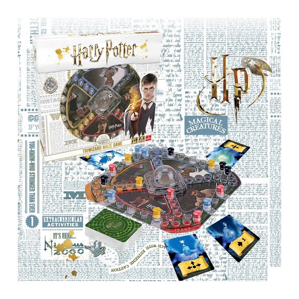 Lauamäng Goliath Harry Potter Triwizard Maze Game 273 Tükid, osad (26 x 5 x 26 cm) hind ja info | Lauamängud ja mõistatused | kaup24.ee