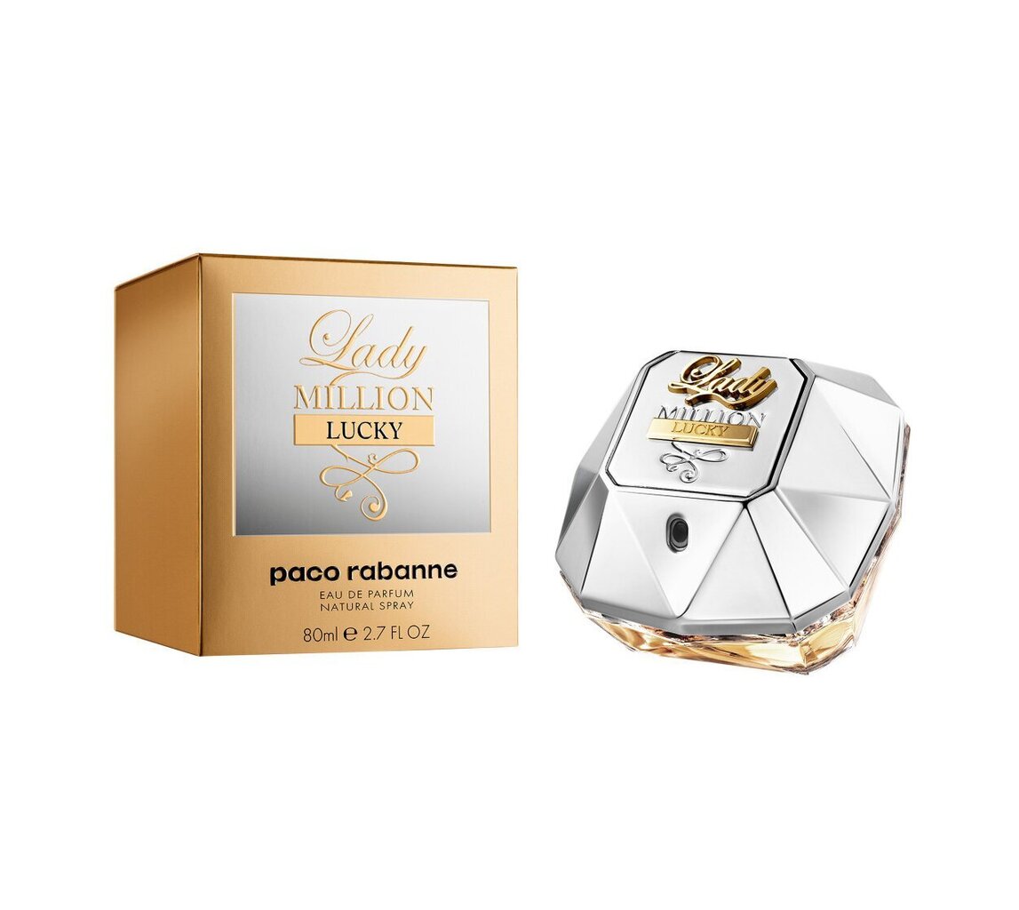 Tualettvesi Paco Rabanne Lady Million Lucky EDP naistele 80 ml hind ja info | Naiste parfüümid | kaup24.ee