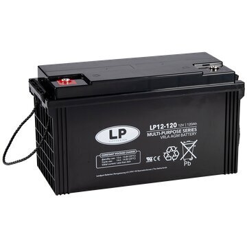 Aku Vrla LP, 120Ah, 12V hind ja info | Mootorrataste akud | kaup24.ee