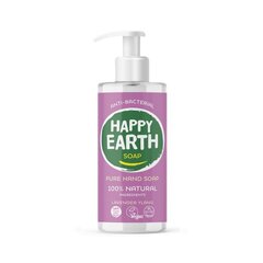 Happy Earth 100% looduslik antibakteriaalne seep lavendli ja Ylangiga, 300 ml hind ja info | Seebid | kaup24.ee