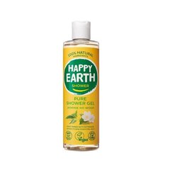 Happy Earth 100% looduslik dušigeel lummava jasmiini ja Ho Wood lõhnaga, 300 ml hind ja info | Dušigeelid, õlid | kaup24.ee