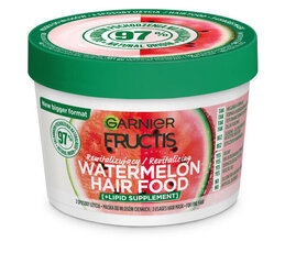 Elustav juuksemask Garnier Fructis Hair Food Watermelon, 400 ml hind ja info | Maskid, õlid, seerumid | kaup24.ee