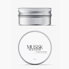 MUSSK Черное мыло, 200мл цена и информация | Мыло | kaup24.ee
