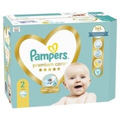 Подгузники PAMPERS Premium Care, размер 2, 4-8 кг, 136 шт. цена и информация | Подгузники | kaup24.ee