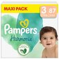 Mähkmed Pampers Harmonie Maxi Pack, suurus 3, 6-10kg, 87 tk цена и информация | Mähkmed | kaup24.ee