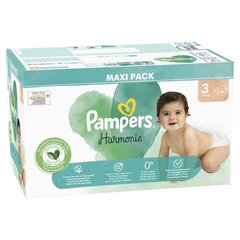 Подгузники PAMPERS Harmonie Maxi Pack, размер 3, 6-10 кг, 87 шт. цена и информация | Подгузники | kaup24.ee