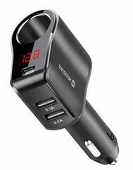 Swissten Car charger 1x USB-C PD / 2x USB-A / CL / LED hind ja info | Mobiiltelefonide laadijad | kaup24.ee