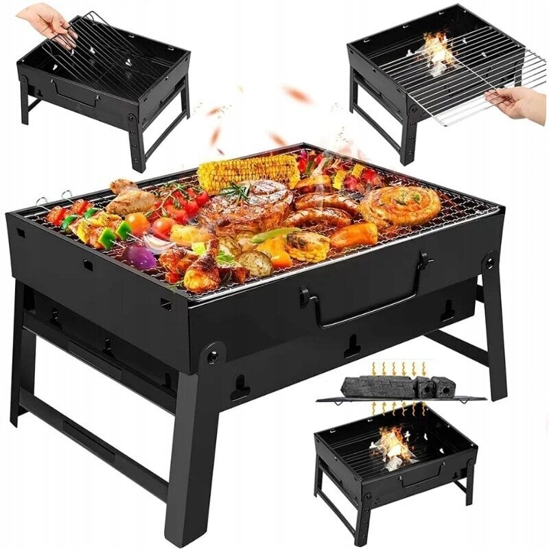 Grill&Chill kaasaskantav grillgrill 42 x 25 cm цена и информация | Šašlõkivannid | kaup24.ee