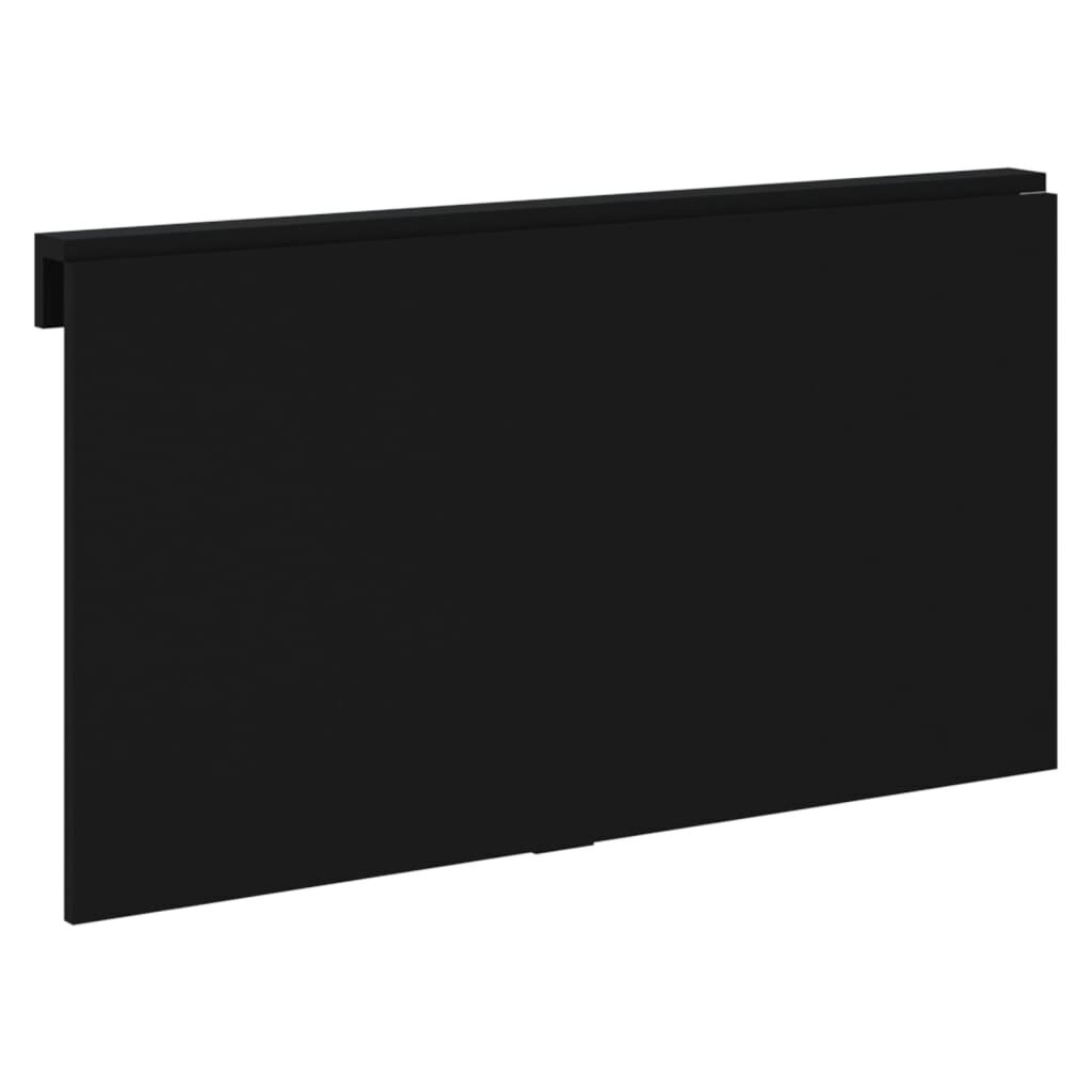 vidaXL kokkupandav seinalaud, must, 100 x 60 x 56 cm, tehispuit hind ja info | Aialauad | kaup24.ee