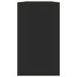vidaXL jalatsipink, must, 80 x 24 x 45 cm, tehispuit hind ja info | Jalatsikapid, jalatsiriiulid | kaup24.ee