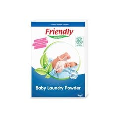 Friendly Organic pesupulber tundlikule nahale ja beebiriiete pesuks, 1 kg hind ja info | Pesuvahendid | kaup24.ee