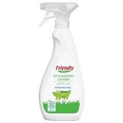 Friendly Organic lõhnatu mänguasjade ja lastetoa puhastusvahend aloe veraga, 500 ml hind ja info | Puhastusvahendid | kaup24.ee
