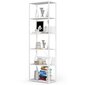 Metallist loft stiilis riiul 60 cm - valge-valge - 6 riiulit цена и информация | Riiulid | kaup24.ee