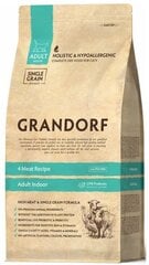 4 Liha - kuivtoit täiskasvanud kodukassidele GRANDORF, 2kg цена и информация | Сухой корм для кошек | kaup24.ee