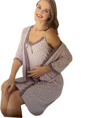 Комплект халат + ночная рубашка цена и информация | Женские халаты | kaup24.ee