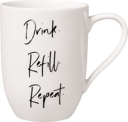 Like by Villeroy & Boch Statement кружка Drink.Refill.Repeat, 340 мл цена и информация | Стаканы, фужеры, кувшины | kaup24.ee