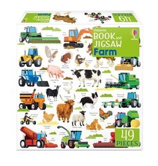 Usborne Book and Jigsaw Farm hind ja info | Väikelaste raamatud | kaup24.ee