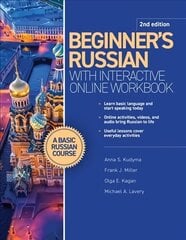 Beginner's Russian with Interactive Online Workbook, 2nd edition 2nd edition hind ja info | Võõrkeele õppematerjalid | kaup24.ee