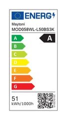 Maytoni Modern seinalamp Rim MOD058WL-L50BS3K Messing цена и информация | Настенные светильники | kaup24.ee