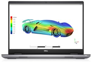 Dell Mobile Precision 7670 16 " 1920 x 1200 16 GB SSD 512 GB i5-12600HX цена и информация | Ноутбуки | kaup24.ee